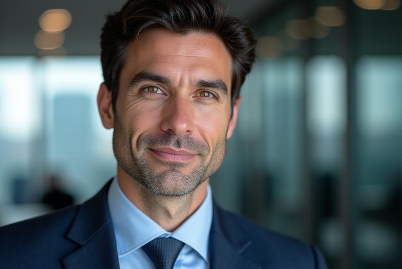 Céderic Goossens présentant sa vision stratégique.